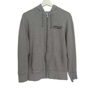 adidas Men’s Kaval Fullzip Hoodie Grey Small